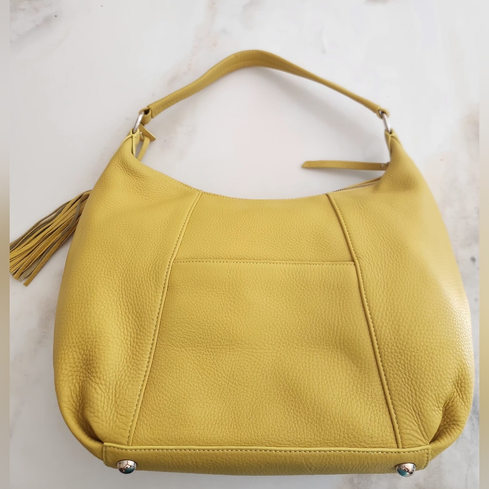 Isaac Mizrahi Yellow Handbag. Perfect Summer Color! - Picture 3 of 15